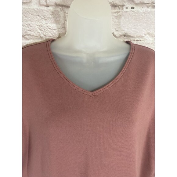 Duluth Trading Womens NoGA Short Sleeve Active Dress XL Mauve Pink UPF 50 Soft - Picture 6 of 8